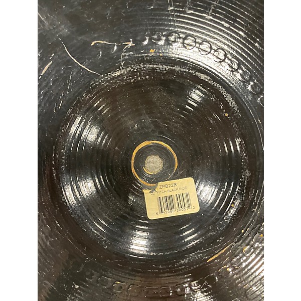 Used Zildjian 22in Pitch Black Cymbal