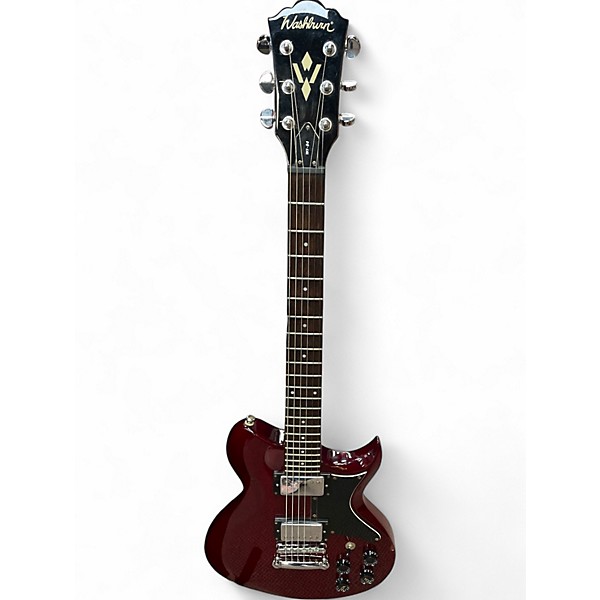 Used Washburn wi64 Candy Apple Red Solid Body Electric Guitar