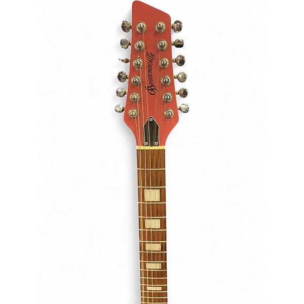 Used Brownsville CHOIRBOY 12 PINK Hollow Body Electric Guitar