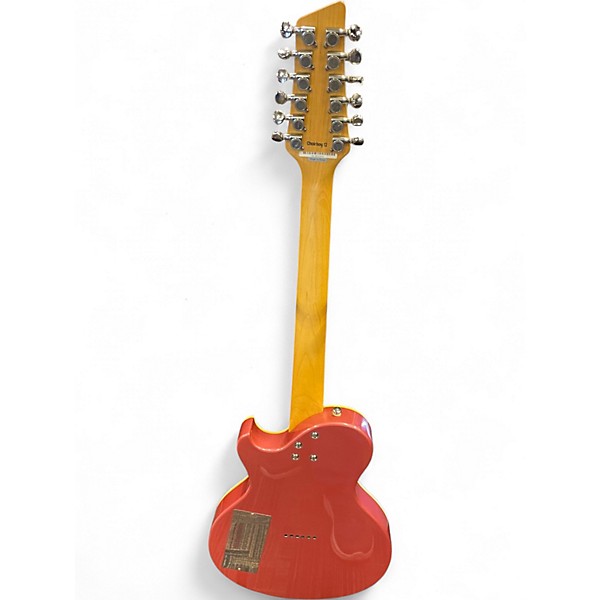 Used Brownsville CHOIRBOY 12 PINK Hollow Body Electric Guitar