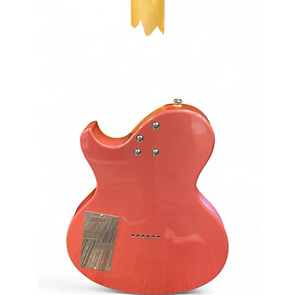 Used Brownsville CHOIRBOY 12 PINK Hollow Body Electric Guitar