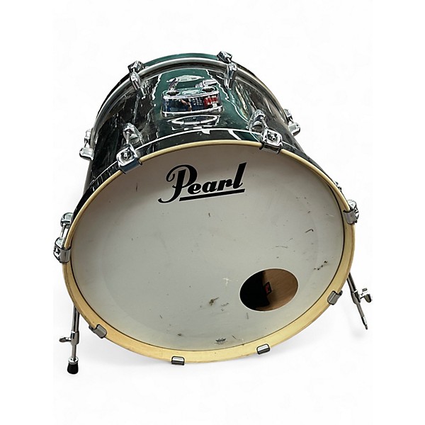 Used Pearl 5 Piece Export Black Drum Kit