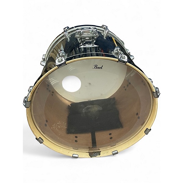 Used Pearl 5 Piece Export Black Drum Kit