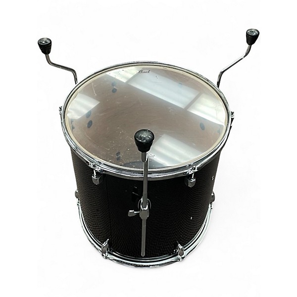 Used Pearl 5 Piece Export Black Drum Kit