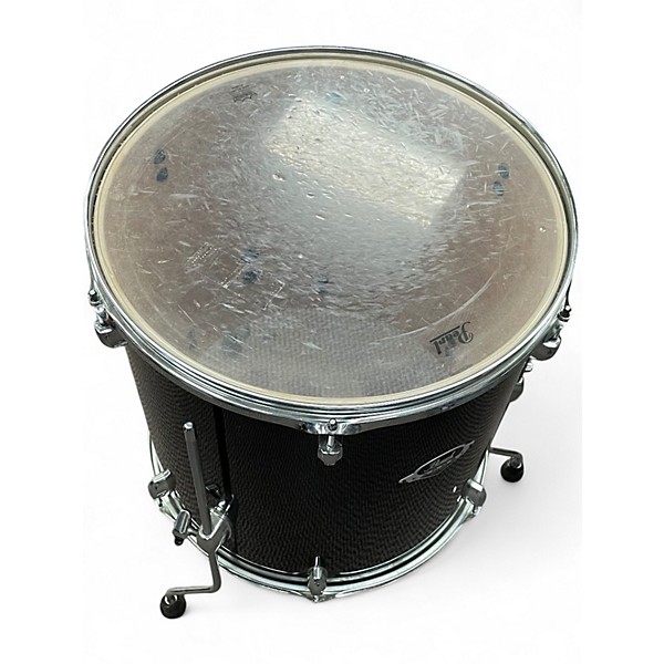 Used Pearl 5 Piece Export Black Drum Kit