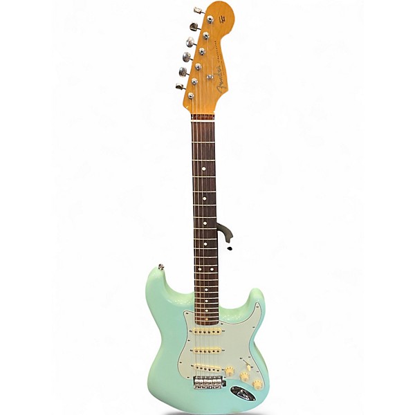 Used Fender Vintera 60s Stratocaster Surf Green Solid Body Electric Guitar