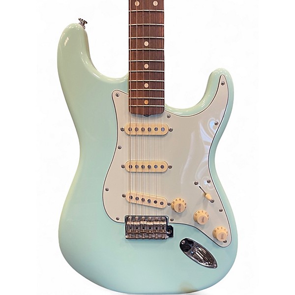 Used Fender Vintera 60s Stratocaster Surf Green Solid Body Electric Guitar