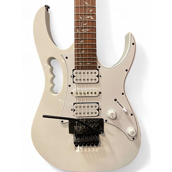 Used 2022 Ibanez STEVE VAI JEM JR WHITE Solid Body Electric Guitar