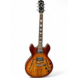 Used Firefly FF338 Sunburst Hollow Body Electric Guitar