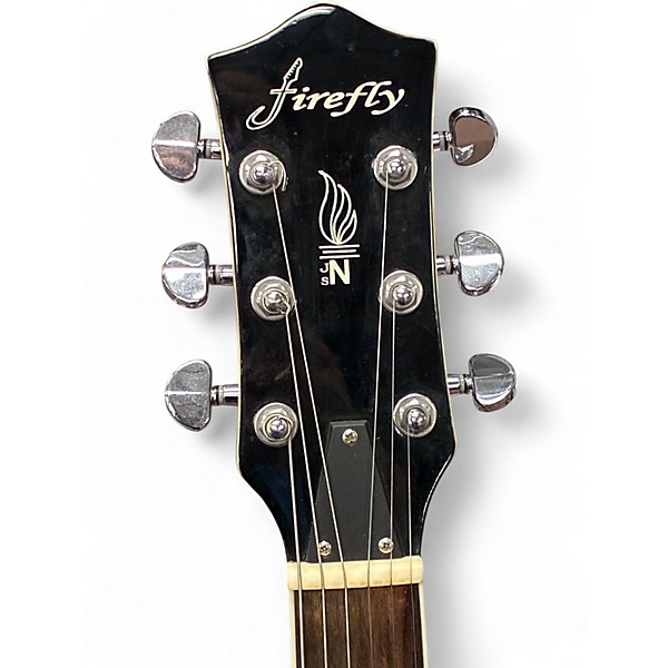 Used Firefly FF338 Sunburst Hollow Body Electric Guitar