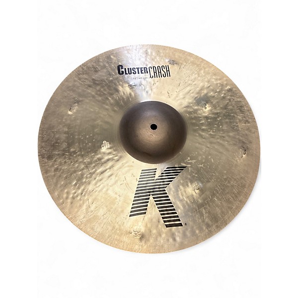 Used Zildjian 18in K Cluster Crash Cymbal