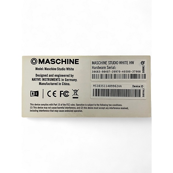 Used Native Instruments Maschine Studio MIDI Controller