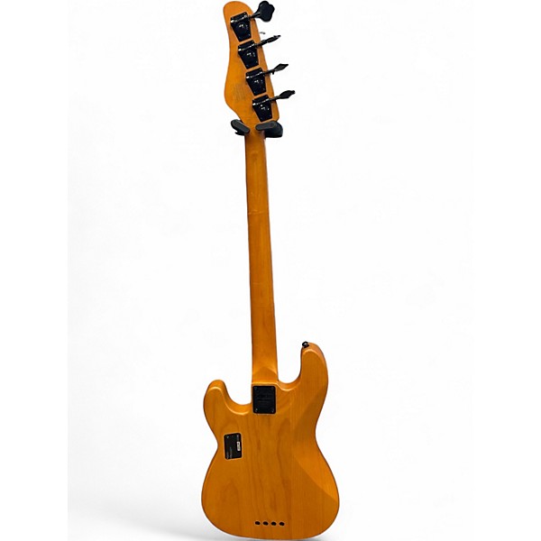 Used Schecter Guitar Research Model T aged natural satin Electric Bass Guitar