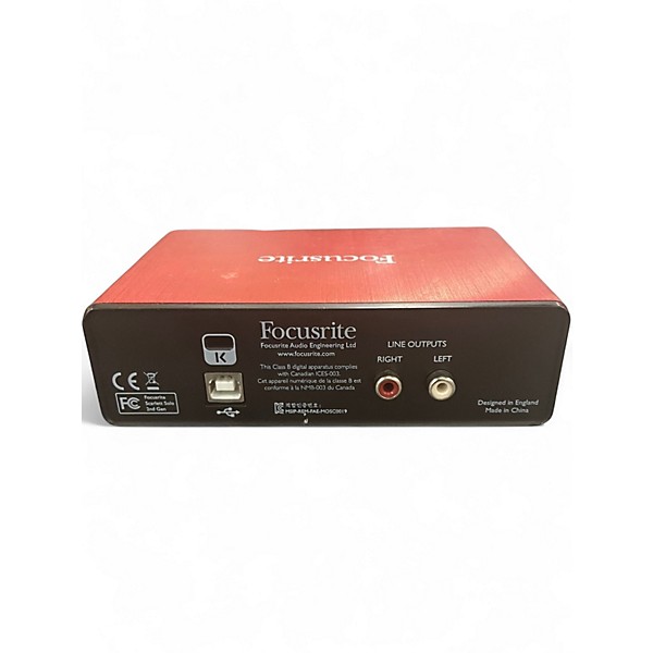 Used Focusrite Scarlett Solo Gen 2 Audio Interface
