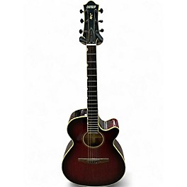 Used Gretsch Guitars Historic Series G3366 Crimson Red Trans Acoustic Guitar
