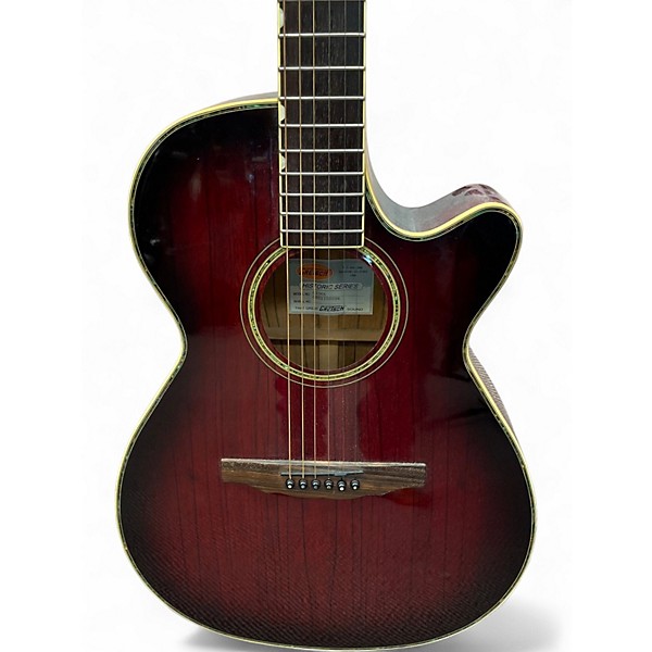 Used Gretsch Guitars Historic Series G3366 Crimson Red Trans Acoustic Guitar