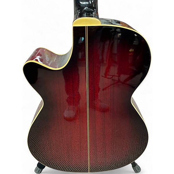 Used Gretsch Guitars Historic Series G3366 Crimson Red Trans Acoustic Guitar