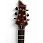 Used Schecter Guitar Research Diamond Series Hellraiser Left Handed Black Cherry Gloss Solid Body Electric Guitar
