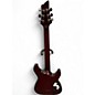 Used Schecter Guitar Research Diamond Series Hellraiser Left Handed Black Cherry Gloss Solid Body Electric Guitar