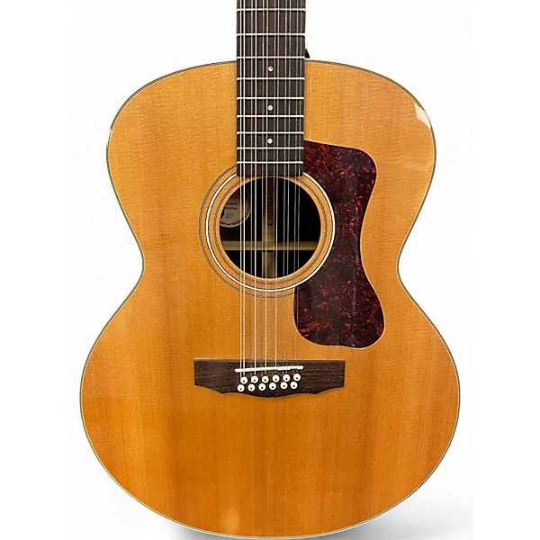 Used Guild F15-12E Natural 12 String Acoustic Electric Guitar