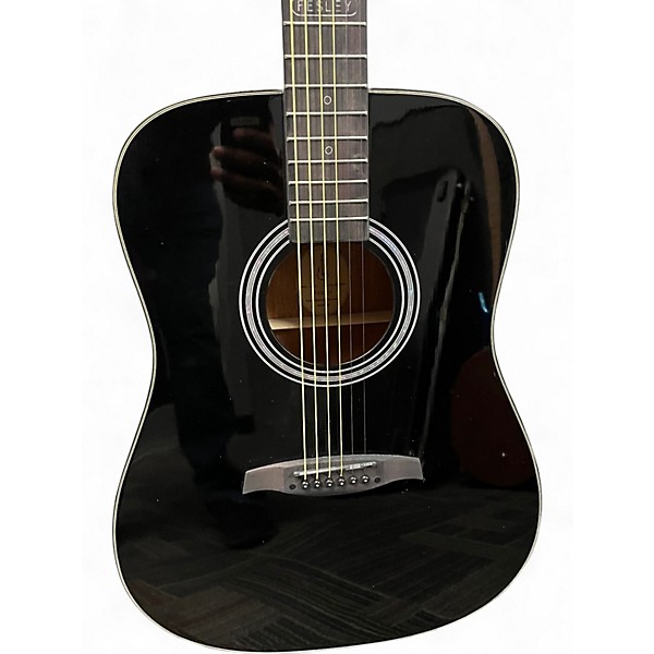Used Fesley RD60D BLACK Acoustic Guitar