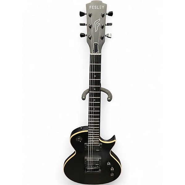 Used Fesley FLP DELUXE Black Solid Body Electric Guitar