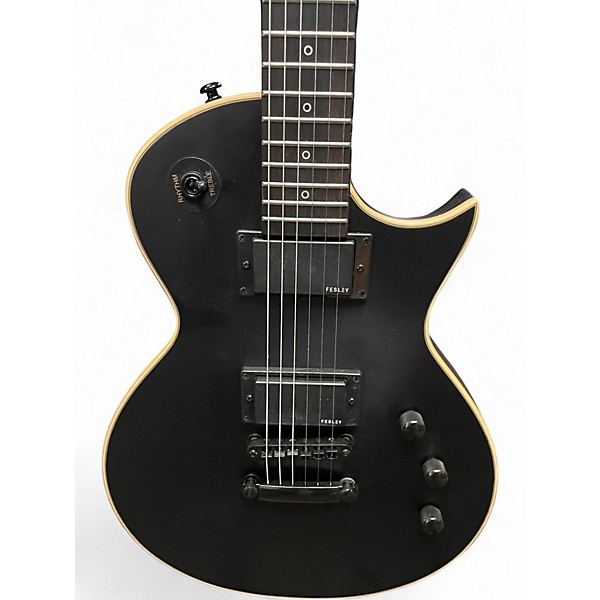 Used Fesley FLP DELUXE Black Solid Body Electric Guitar