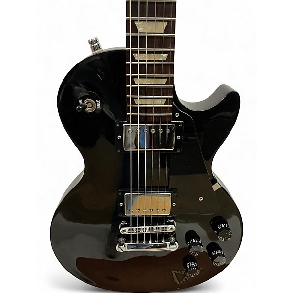 Used Gibson Les Paul Studio Black Solid Body Electric Guitar