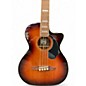 Used Fender Kingman Acoustic Electric Bass 2 Tone Sunburst Acoustic Bass Guitar