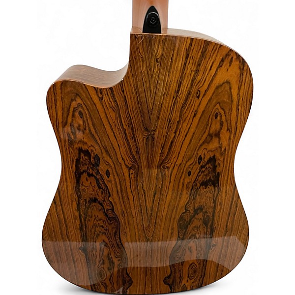Used Lag Guitars THV30DCE Natural Acoustic Electric Guitar