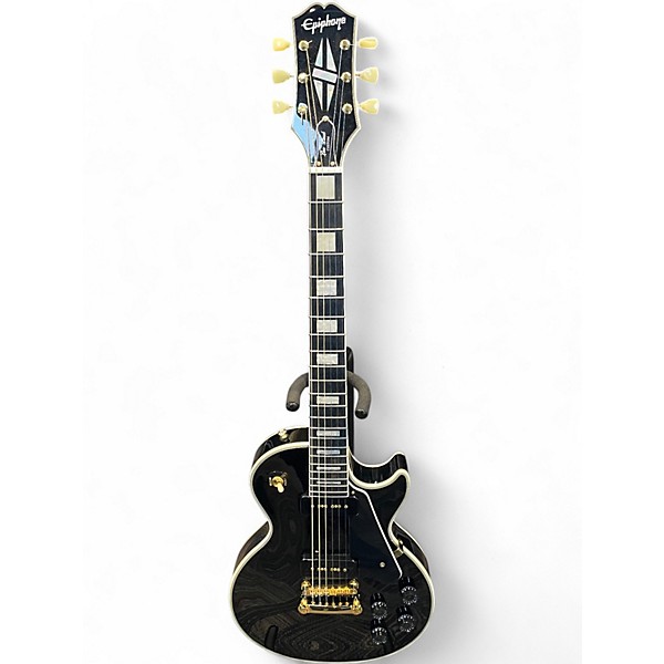 Used Epiphone Les Paul Custom P-90 Black Solid Body Electric Guitar