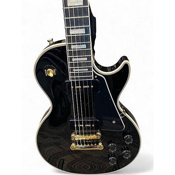 Used Epiphone Les Paul Custom P-90 Black Solid Body Electric Guitar