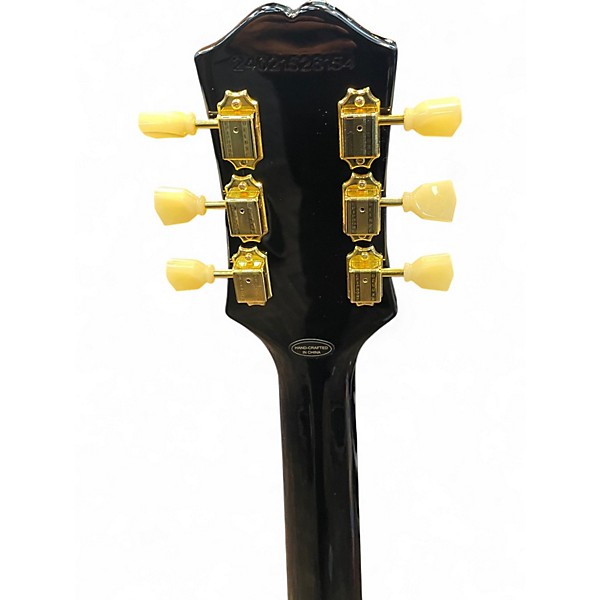 Used Epiphone Les Paul Custom P-90 Black Solid Body Electric Guitar