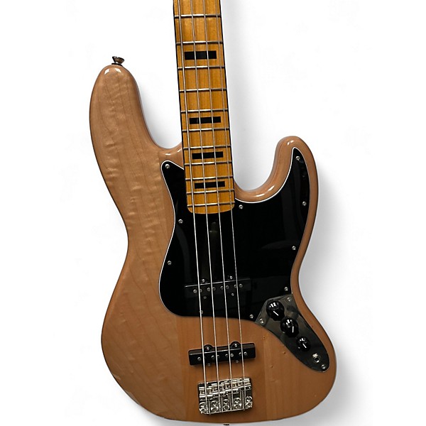 Used Squier Classic Vibe 70s Jazz Bass Natural Electric Bass Guitar