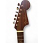 Used Fender Newporter Player Flat Red Acoustic Electric Guitar