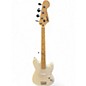 Used Squier Bronco White Electric Bass Guitar thumbnail