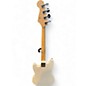Used Squier Bronco White Electric Bass Guitar