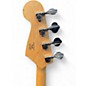 Used Squier Bronco White Electric Bass Guitar