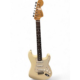 Used Fender Classic Series '70s Stratocaster Olympic White Solid Body Electric Guitar