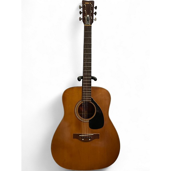 Vintage 1960s Yamaha FG-180 Red Label Natural Acoustic Guitar
