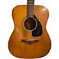 Vintage 1960s Yamaha FG-180 Red Label Natural Acoustic Guitar