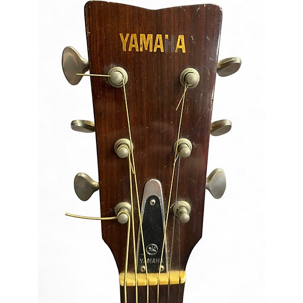 Vintage 1960s Yamaha FG-180 Red Label Natural Acoustic Guitar