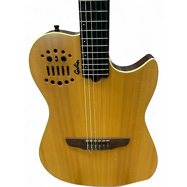 Used Godin Multiac Encore Natural Acoustic Electric Guitar