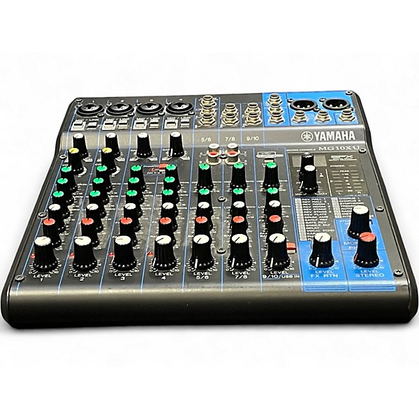 Used Yamaha MG10XU 10 Channel Mixer with Effects Unpowered Mixer