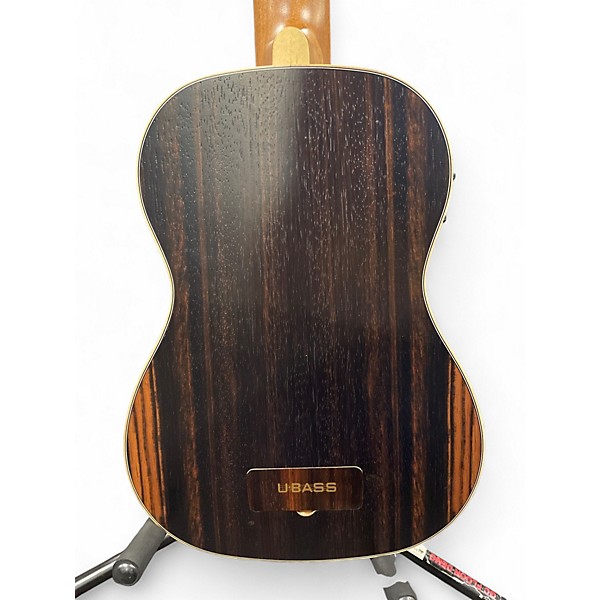 Used Kala Ubass Bass Striped Brown Ukulele