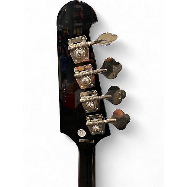 Used 2022 Epiphone Thunderbird 60's Black Electric Bass Guitar