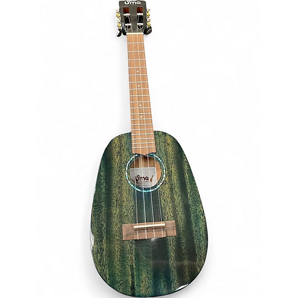Used Uma UK20SCP Green Ukulele