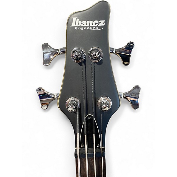 Used Ibanez Ergodyne EDB400 Black Electric Bass Guitar