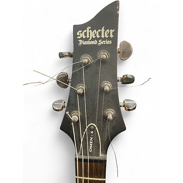 Used Schecter Guitar Research Omen 6 Satin Walnut Solid Body Electric Guitar
