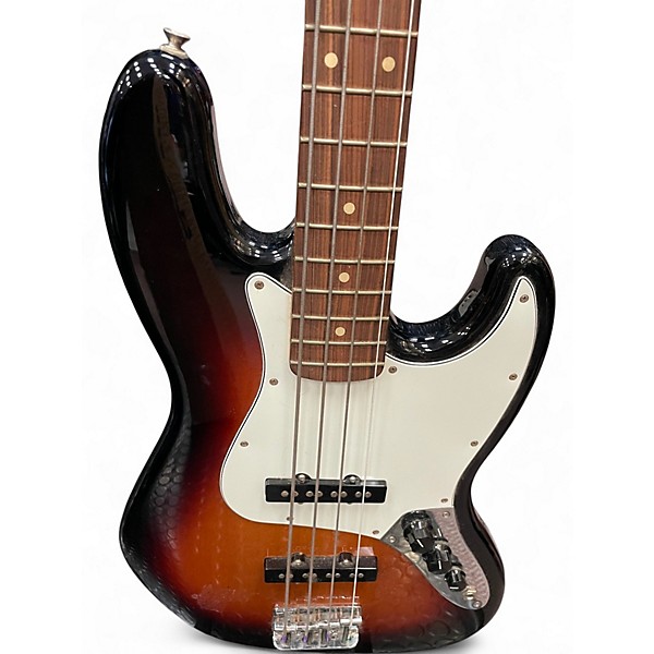 Used Fender Player Jazz Bass 3 Color Sunburst Electric Bass Guitar